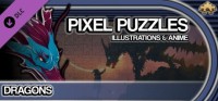 Pixel Puzzles: Illustrations & Anime - Jigsaw Pack: Dragons