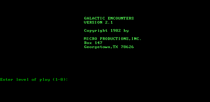 Galactic Encounters