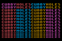 Cubbyholes