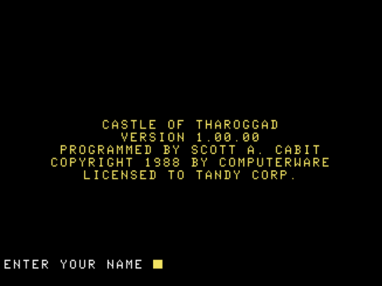 Castle of Tharoggad