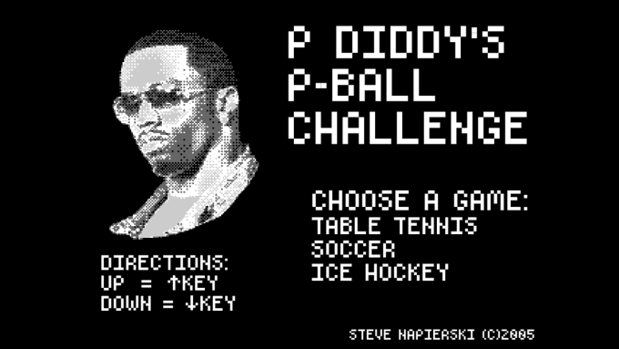 P Diddy's P-Ball Challenge