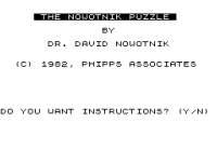 The Nowotnik Puzzle & Other Diversions