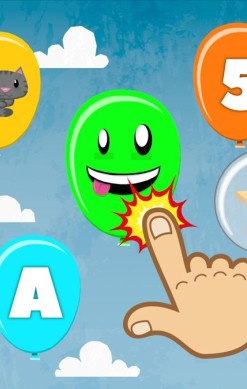 Balloon Pop for Toddlers & Kids: Learn Numbers, Letters, Colors & Animals