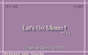 Let's Go Memo!