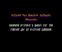 Raymond Pringle's Quest for the Fabled Jar of Pickled Cabbage