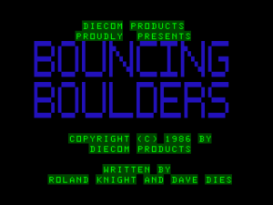 Bouncing Boulders