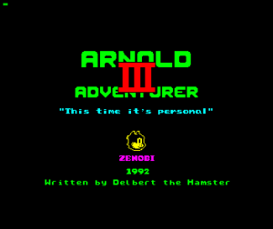 Arnold the Adventurer III