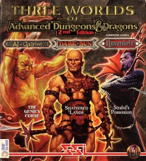 Three Worlds of Official Dungeons & Dragons 2nd Edition Computer Games