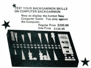 Computer Backgammon