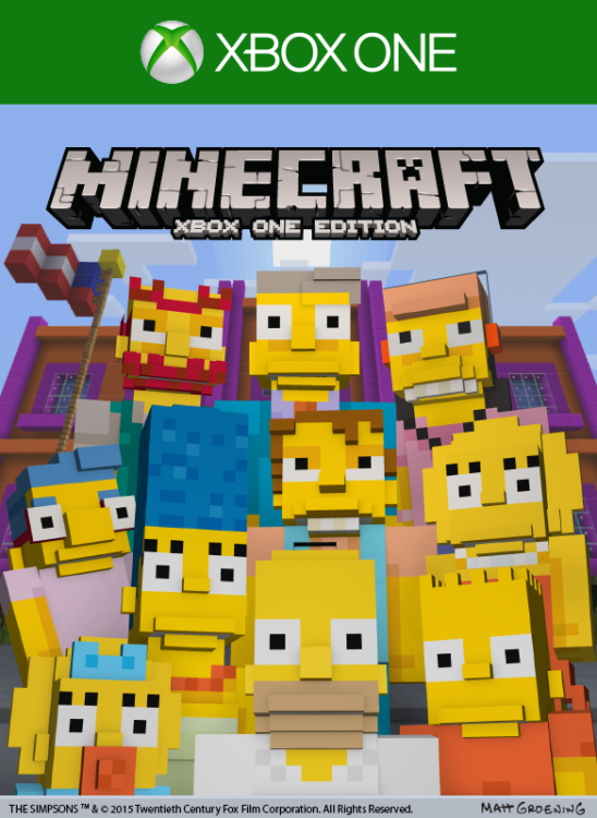 Minecraft: PlayStation 4 Edition - The Simpsons Skin Pack