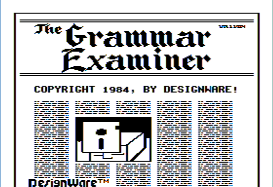 The Grammar Examiner