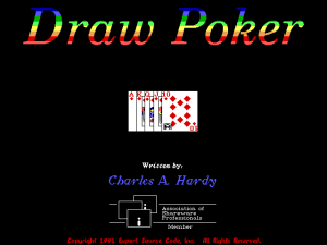 Draw Poker