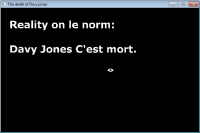 Davy Jones C'est Mort