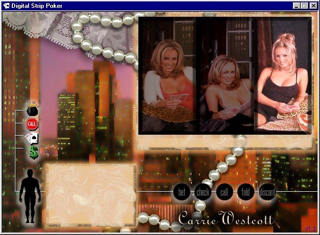 Digital Strip Poker featuring Carrie Westcott
