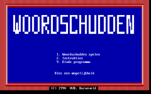 Woordschudden