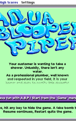 Aqua Blooper Piper
