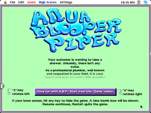 Aqua Blooper Piper