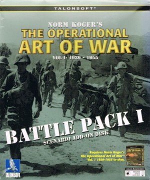 Norm Koger's The Operational Art of War Vol 1: 1939-1955 - Battle Pack I Scenario Add-on Disk