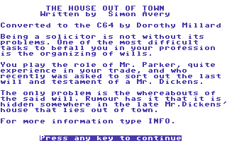 House Out of Town