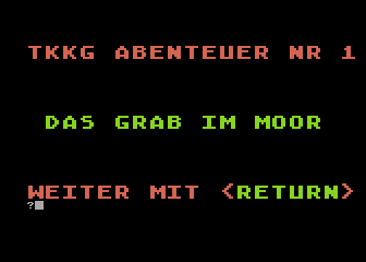 TKKG: Das leere Grab im Moor