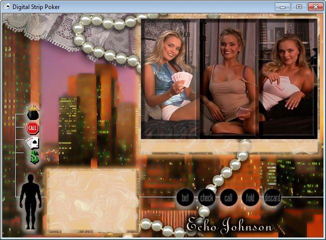 Digital Strip Poker featuring Echo Johnson