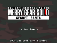 Merry Gear Sol!d: Secret Santa