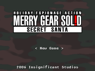 Merry Gear Sol!d: Secret Santa