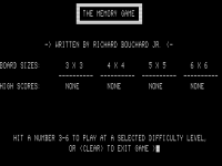 The Memory Game