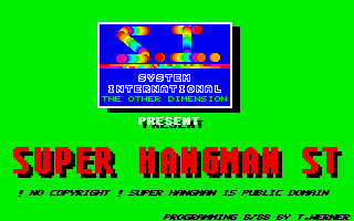 Super Hangman ST