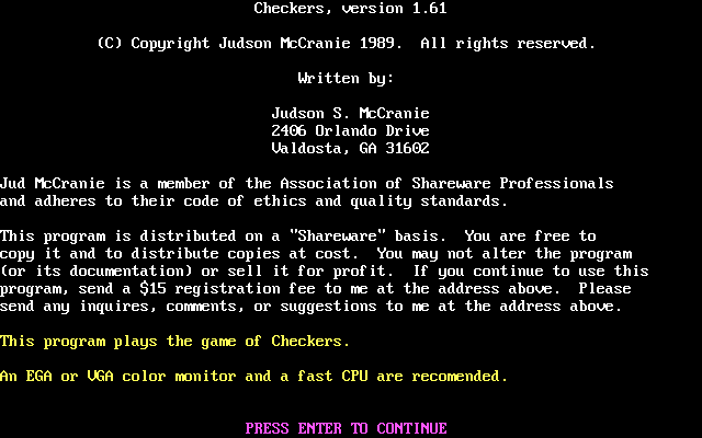 Checkers