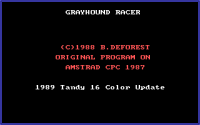 Grayhound Racer