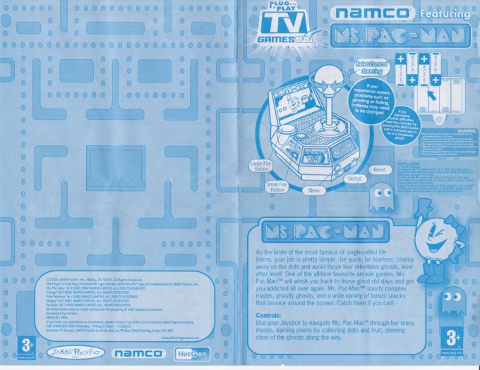 Namco TV Games: Ms. Pac-Man