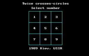 Twice crosses-circles