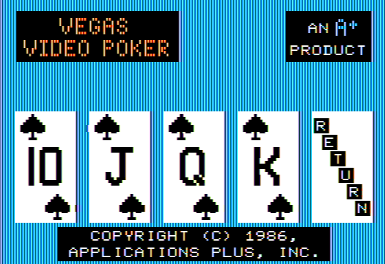 Vegas Video Poker