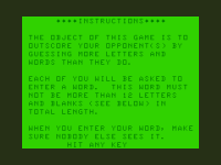 The Great Word Game