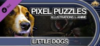 Pixel Puzzles: Illustrations & Anime - Little Dogs