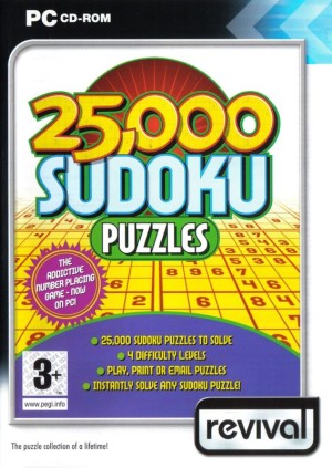 25,000 Sudoku Puzzles