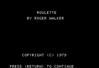 Roulette