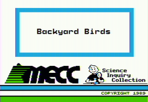 Backyard Birds