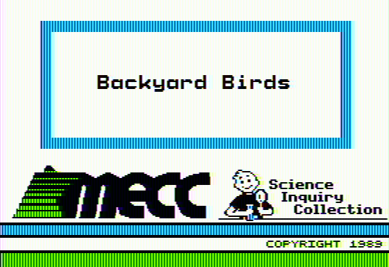 Backyard Birds