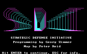 SDI: Strategic Defense Initiative