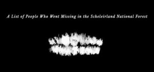 A List of People Who Went Missing in the Scheleirland National Forest