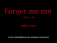 Forget Me Not: Palette