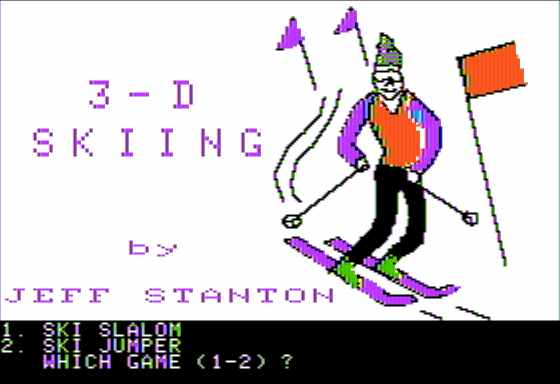 3-D Skiing