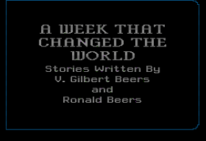 A Week That Changed the World