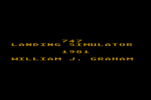 747 Landing Simulator