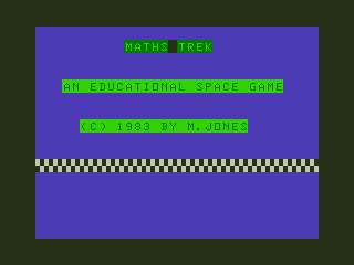 Maths-Trek