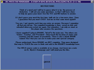 Dr. Mysto The Mindreader