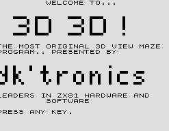 3D 3D!