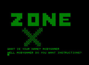 Zone X